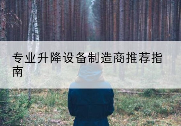 松山电动剪叉升降平台厂家-专业升降设备制造商推荐指南